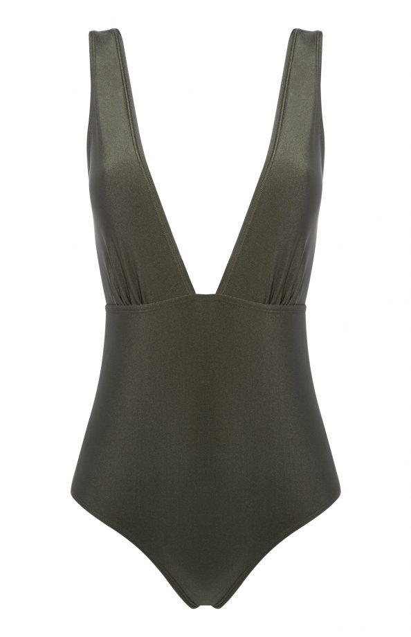 Metallic Plunge Swimsuit £8