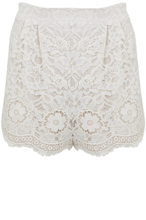 Miss Selfridge High Waisted Crochet Shorts, £32