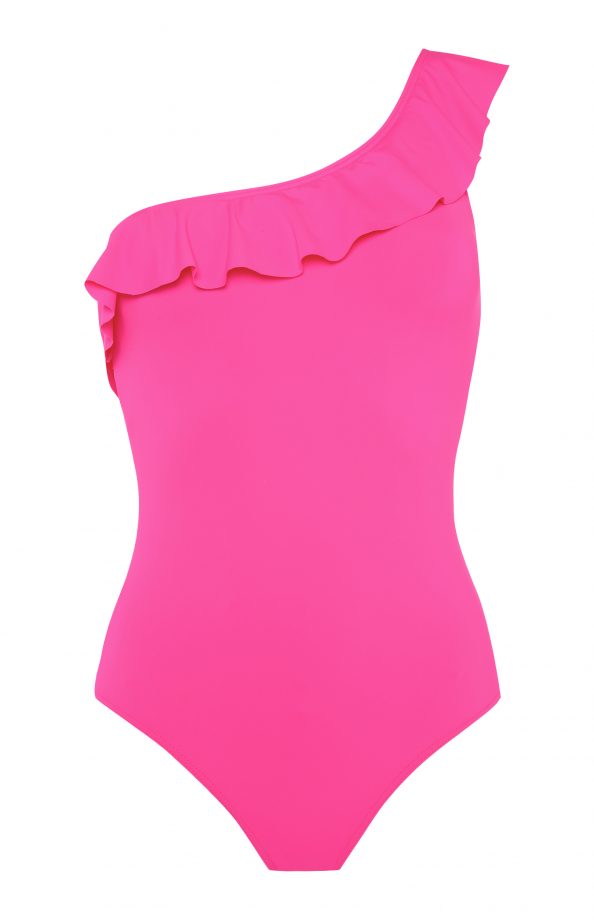 One Shoulder Frill Swimsuit £10