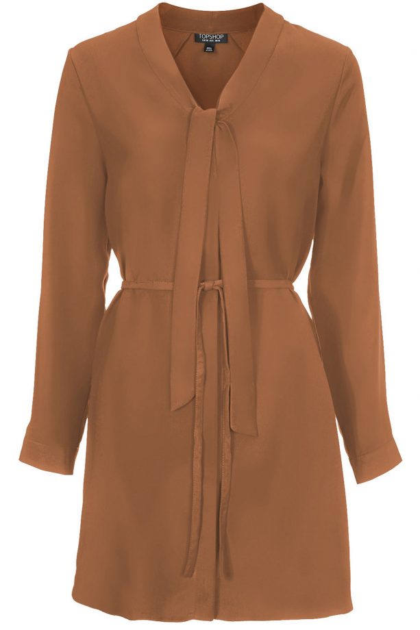 Topshop Pussybow Shirt Dress, £42