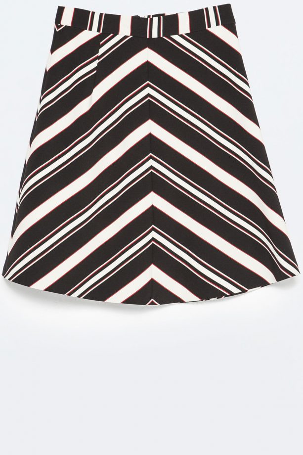 Zara Striped Flared Skirt, £35.99