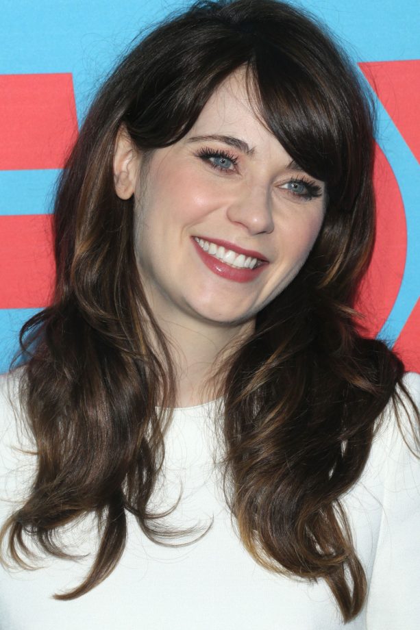 Zooey Deschanel Does The Girl Next Door Look For FOX Upfront, 2014