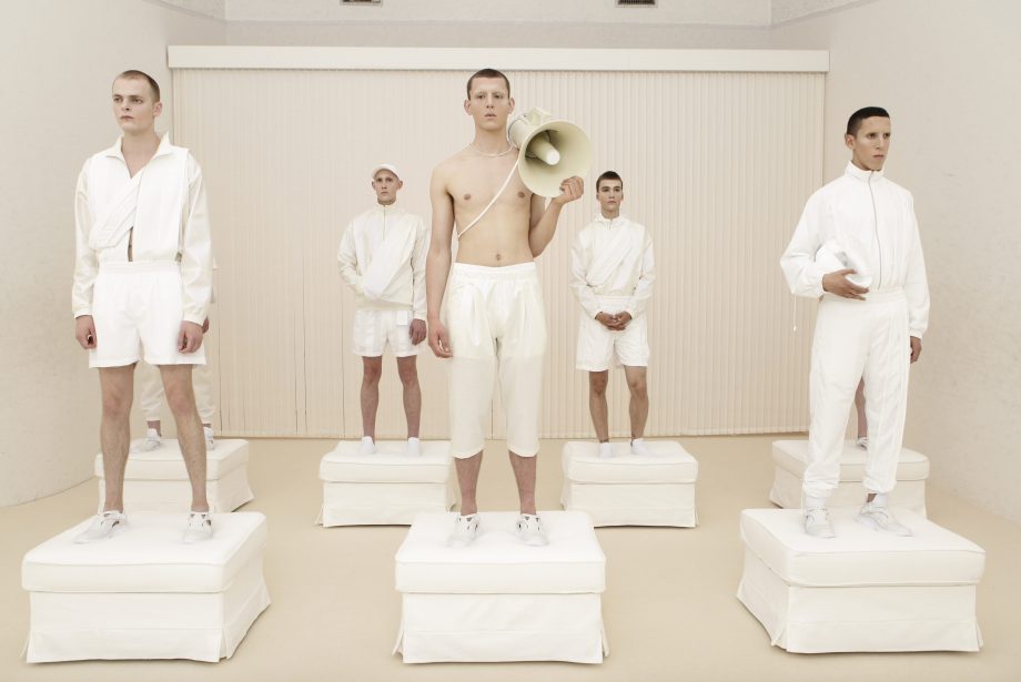 Clean White Lines. Models Presenting The SS16 Cottweiler Collection.