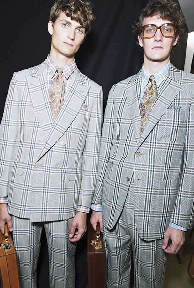 Heritage Print Clashes At The Dunhill SS16 Show