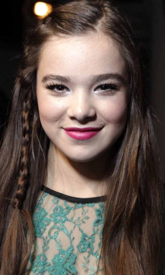 Festival Hairstyle: Hailee Steinfeld's Simple Plait Hairstyle, 2012