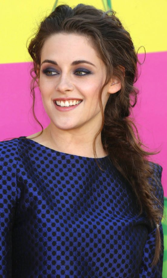 Festival Hairstyle: Kristen Stewart Rocks A Loose Plait, 2013