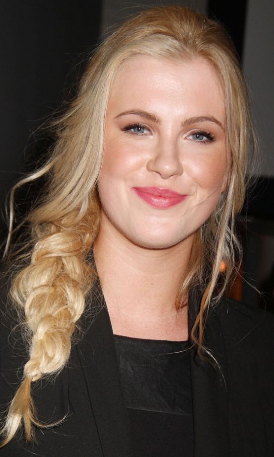 Festival Hairstyle: Ireland Baldwin Keeps It Simple With A Messy Plait Hairstyle, 2013