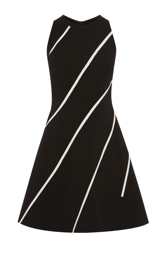 Karen Millen Monochrome Flare Dress, £160