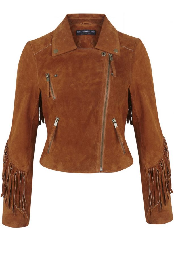 Miss Selfridge Suede Biker Jacket, £120