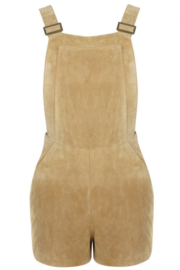 Miss Selfridge Suede Dungarees, £75