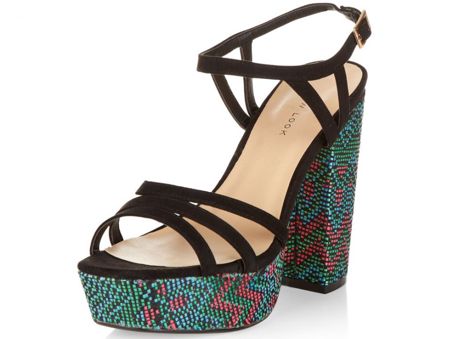 New Look Aztec Block Heels, £22.99