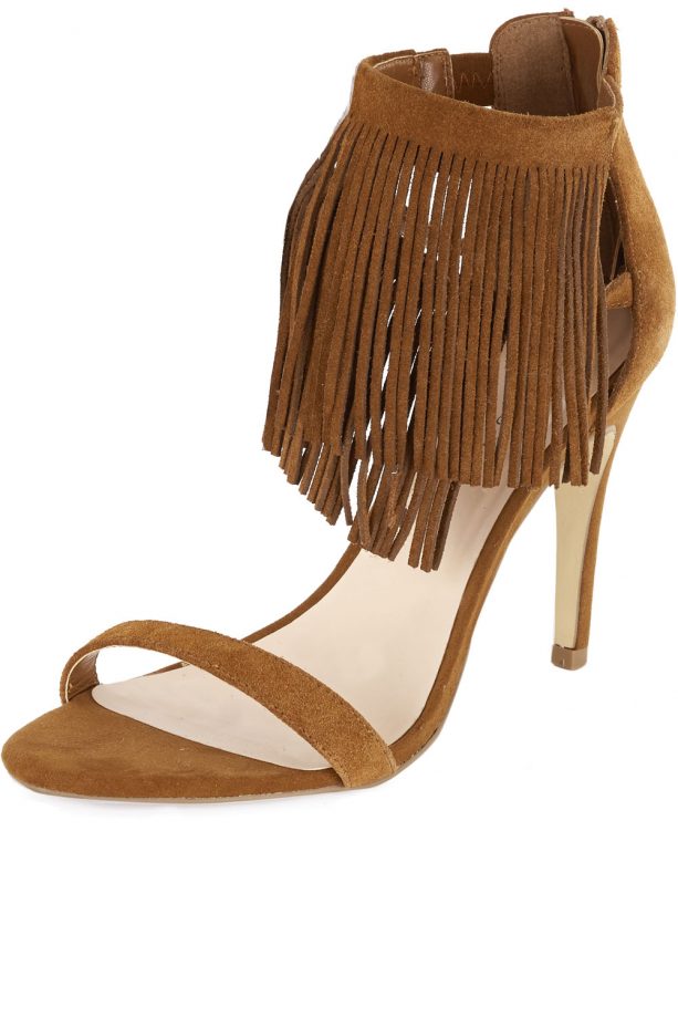 New Look Tan Fringed Heels, £22.99