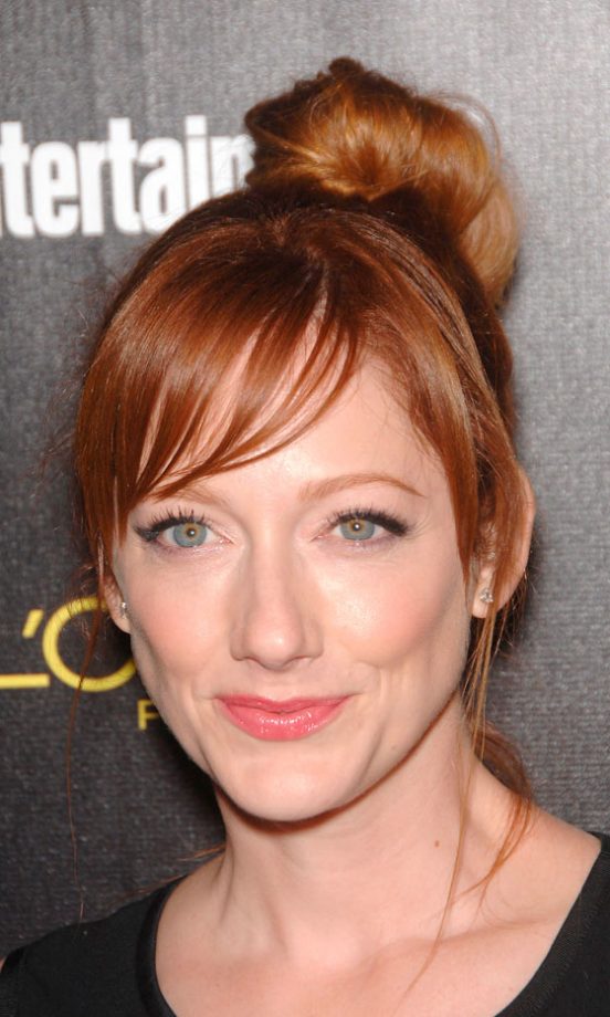 Judy Greer's Casual Topknot Hairstyle Is Perfect For A Simple Elegant Look, 2011
