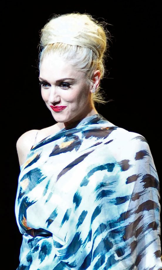 Gwen Stefani Rocks A Giant Topknot On The Catwalk At New York Fashion Week, 2011