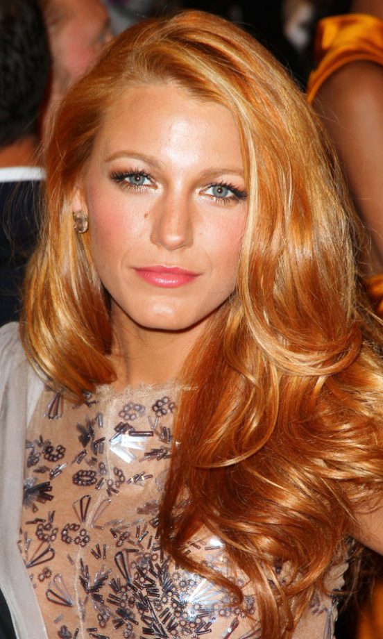 Blake Lively's Voluminous Strawberry Blonde Hairstyle Is Gorgeous, 2011