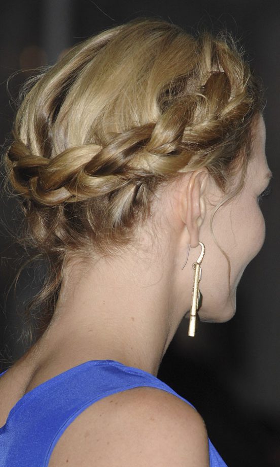 Festival Hairstyle: Jennifer Morrison's Messy Halo Braid Hairstyle Rocks! 2011