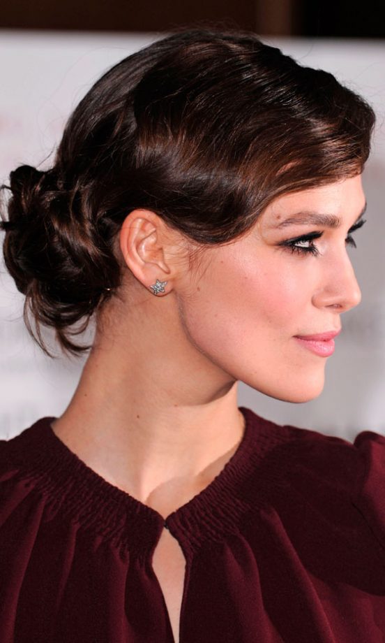 Keira Knightley's Hairstyle Is A Go-To Wedding Look - We Love The Wavy Fringe! 2012