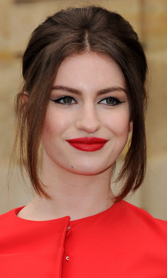 Tali Lennox's Messy Updo Hairstyle Suits Everyone, 2012