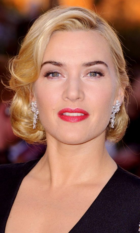 Kate Winslet's Sophisticated Updo Hairstyle, 2012