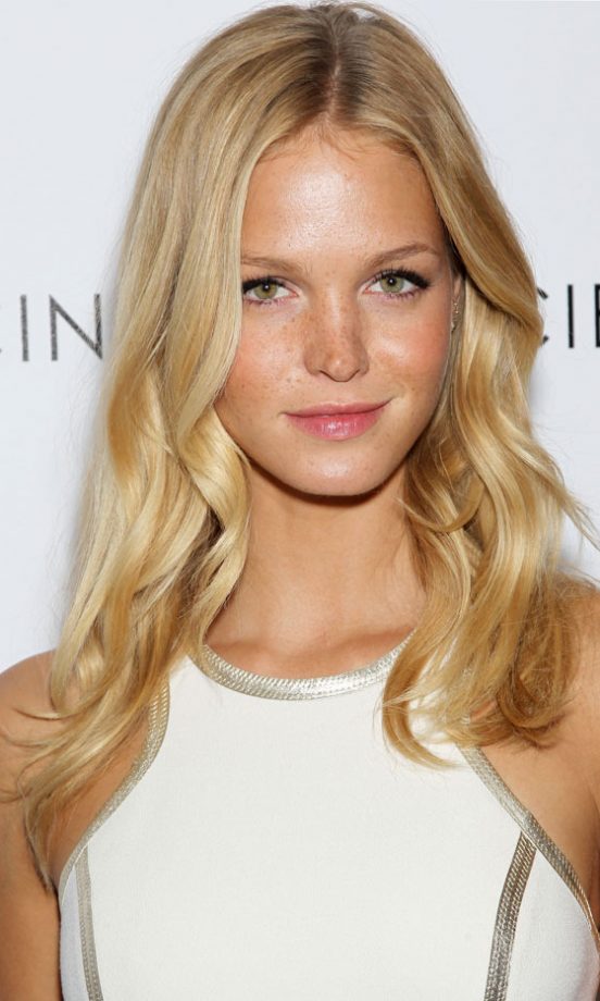 Erin Heatherton Matches Her Glowing Skin With Her Glowing Locks, 2012