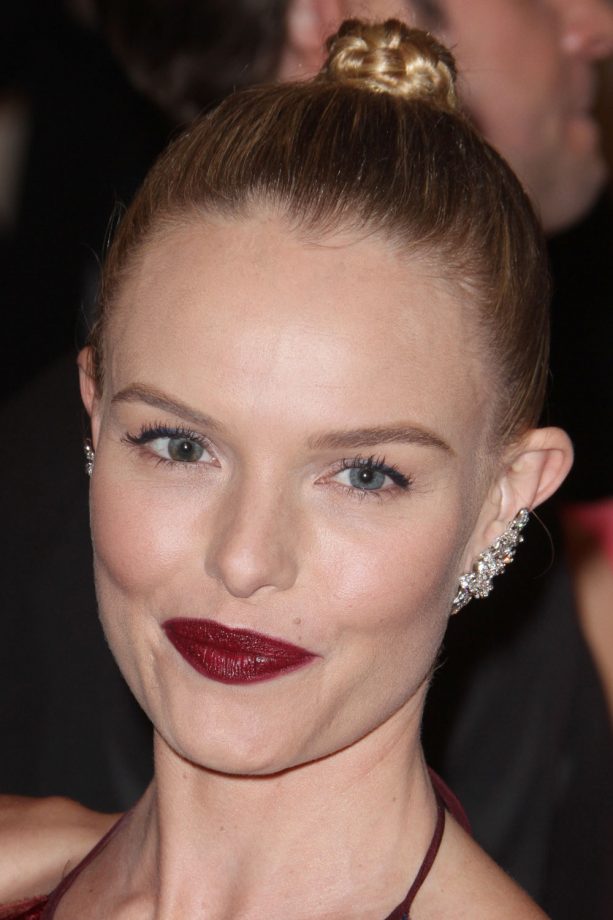 Kate Bosworth Works The Topknot Trend At The Met Ball, 2012