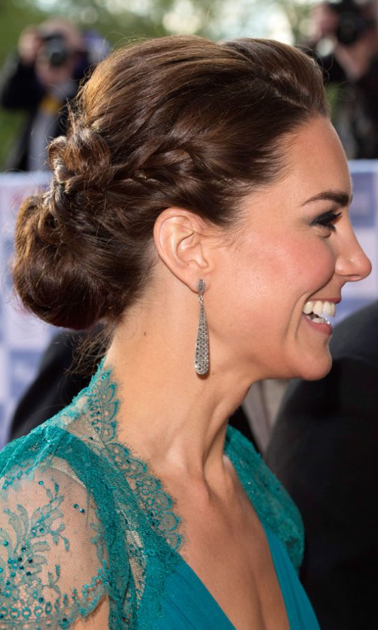 Kate Middleton's Hair Looks Fab In This Elegant Up 'Do, 2012