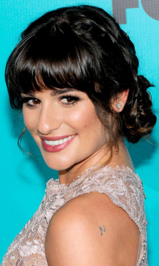 Lea Michele's Hairstyle Is Perfect For Summer Weddings, 2012