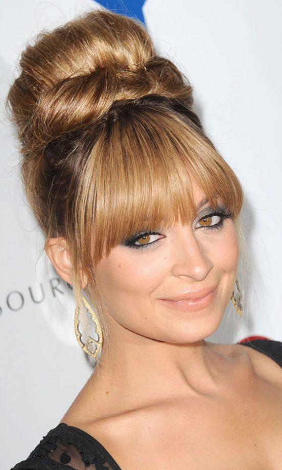 Nicole Richie Goes All Out With This Glam Updo, 2012