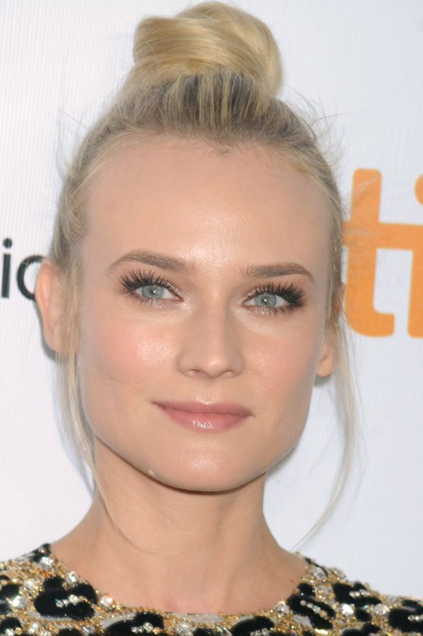 Diane Kruger Opts For A Chic Topknot Hairstyle At Toronto Film Festival, 2012
