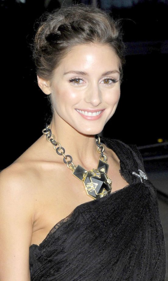 Olivia Palermo Opts For A Glam Updo, 2012