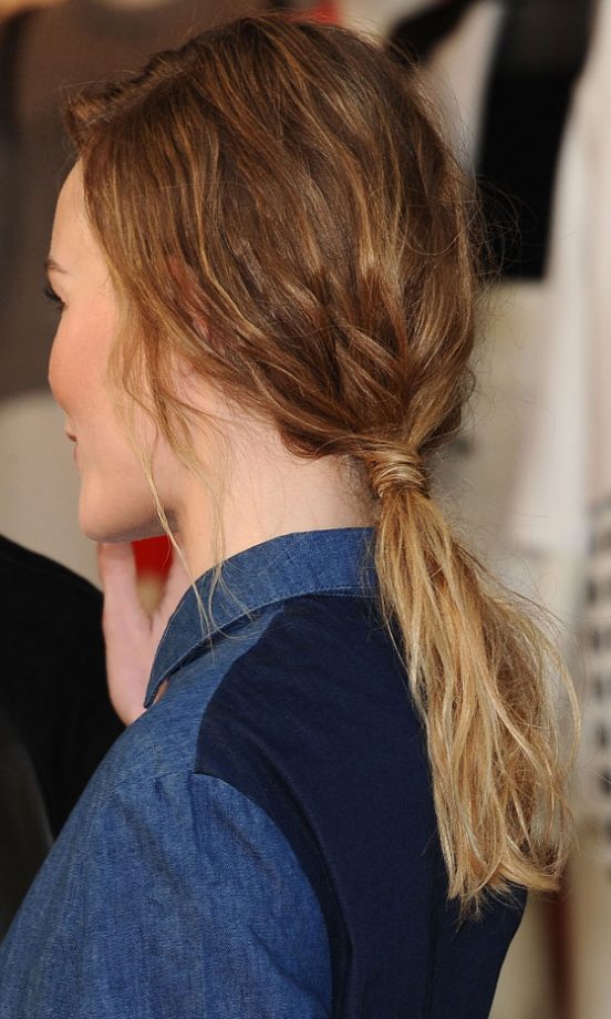 Kate Bosworth Keeps Things Relaxed With A Ponytail, 2013