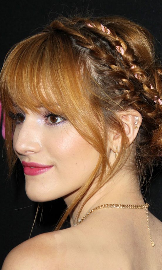 Bella Thorne Goes For The Double Braid, 2013