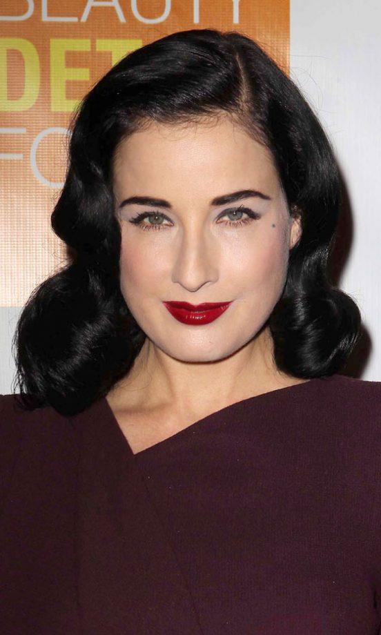 Dita Von Teese's Vintage Hair, 2013