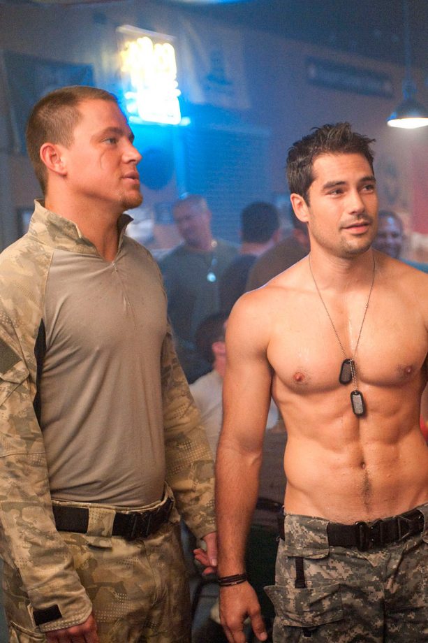 Channing Tatum With Co-Star D.J Catrona In The Film 'G.I Joe:Retaliation', 2013