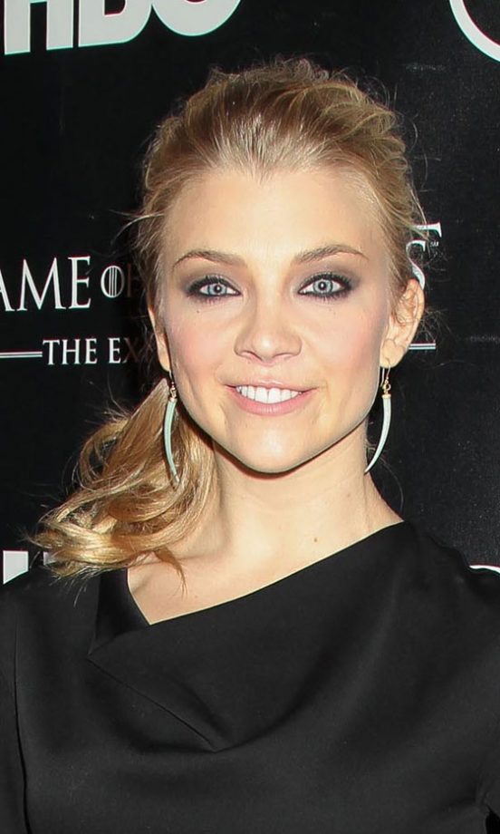 Natalie Dormer's Messy Scraped Back Pony Is The Perfect Party Look, 2013