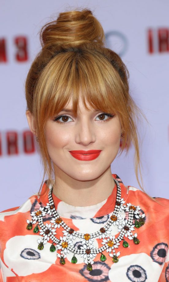 Bella Thorne Rocks An Thick Fringe, 2013