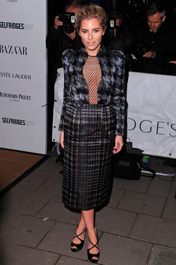 Mollie King Wears Gucci To The Harpers Bazaar 'Woman Of The Year' Awards, 2013