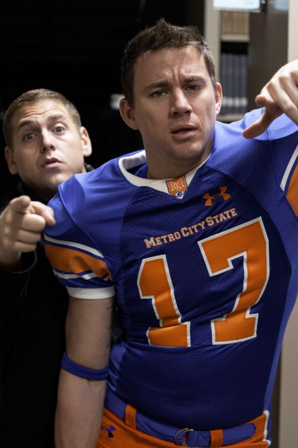 Channing Tatum With Co-Star Jonah Hill In The Film '22 Jump Street', 2014