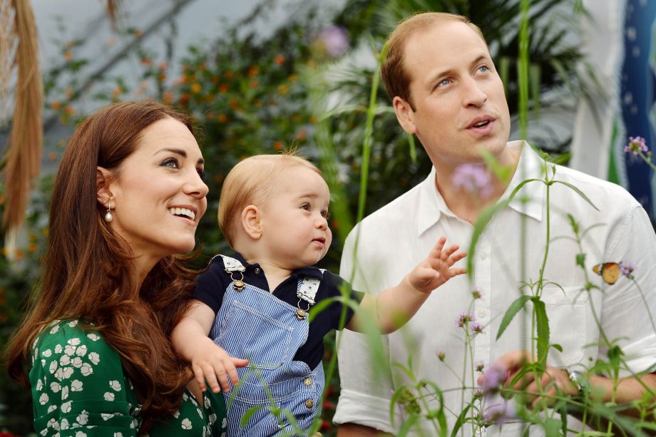 Prince William And Kate Middleton Celebrate Prince Georges's Birthday At The NAtural History Museum, 2014