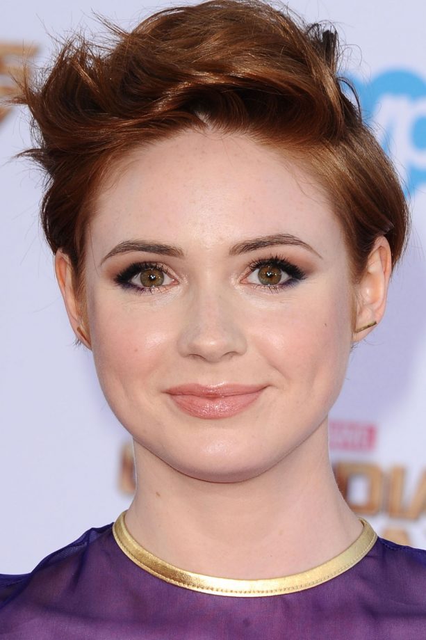 Karen Gillan Rocks A Cool Quiff At The 'Guardians Of The Galaxy' LA Premiere, 2014