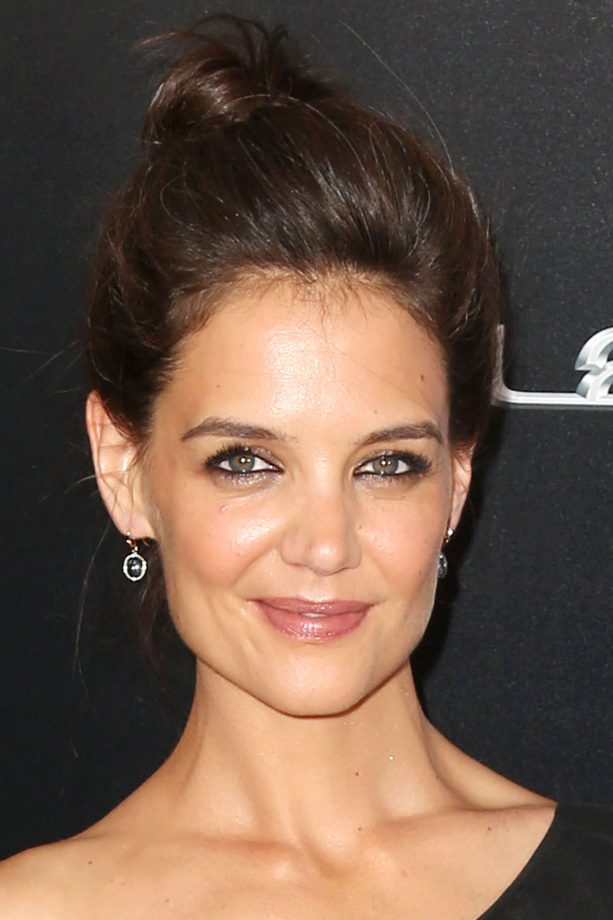 Katie Holmes Opts For An Uber Chic Topknot At The 'Life Is Amazing' New York Premiere, 2014