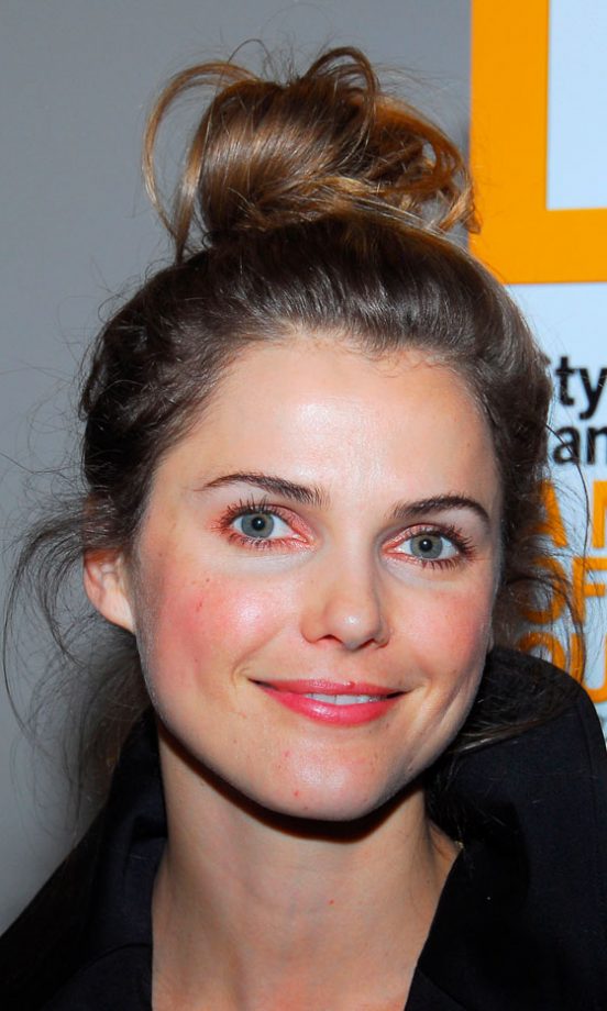 Keri Russell Rocks A Tousled Topknot At The 'August Rush' Premiere, 2007