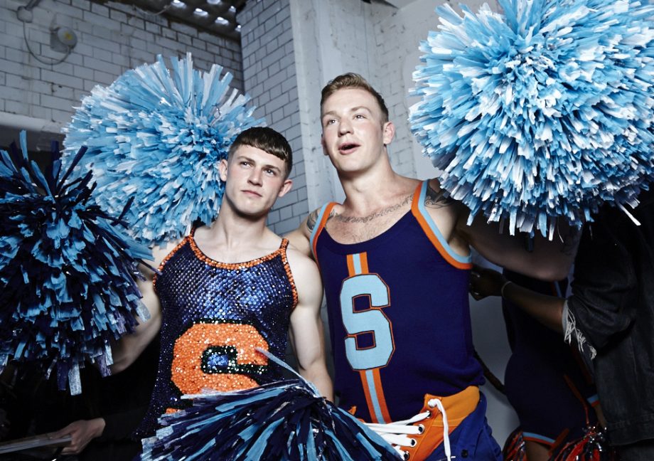 There Were Plenty Of Pom Poms At The Sibling Show.