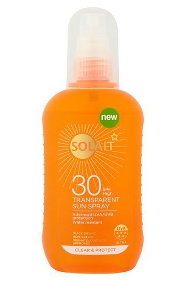 Solait Clear Protect SPF30 200ml, £4.45
