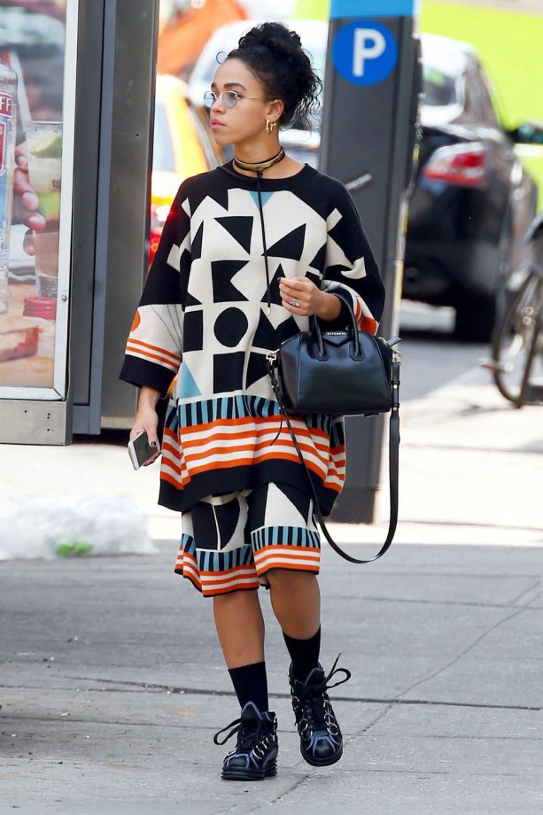 Taking A Stroll In NYC With A Fab Mini Givenchy Tote, 2015