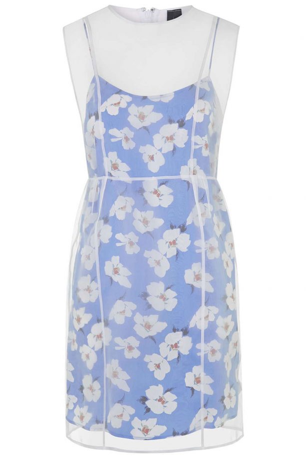 Topshop Takashi Organza Floral Print Dress, £130