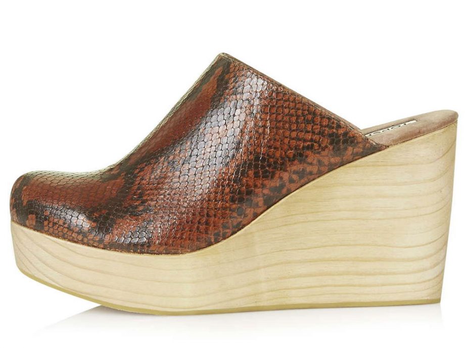 Topshop Wooden Wedges, £78