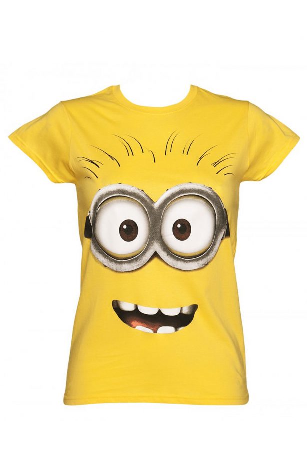 Truffle Shuffle Ladies Yellow Despicable Me Dave Minion T-Shirt, £14.99.jpg