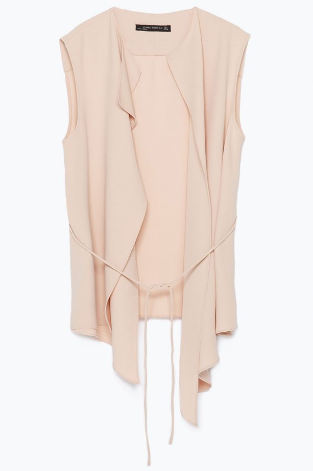 Zara Long Waistcoat, £39.99