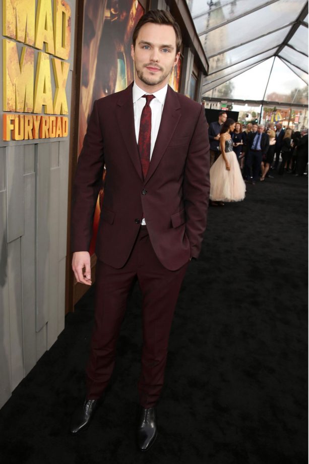 Nicholas Hoult Smoldering In His Alexander McQueen Suite, 2015